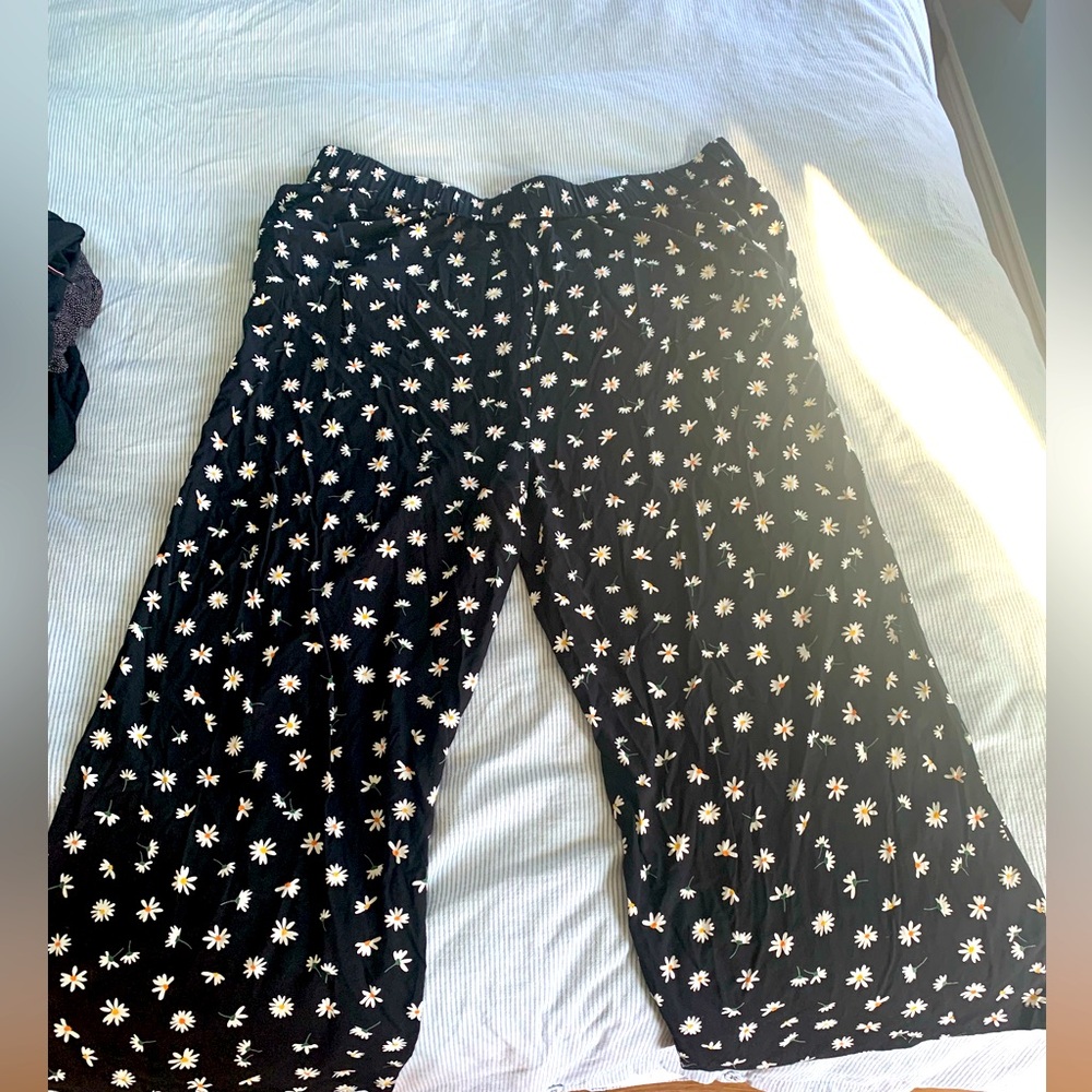 ASOS high waisted wide leg Daisy pants